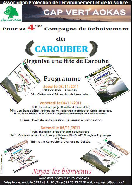 Clôture la quatrième campagne de reboisement du caroubier Cap_ve12