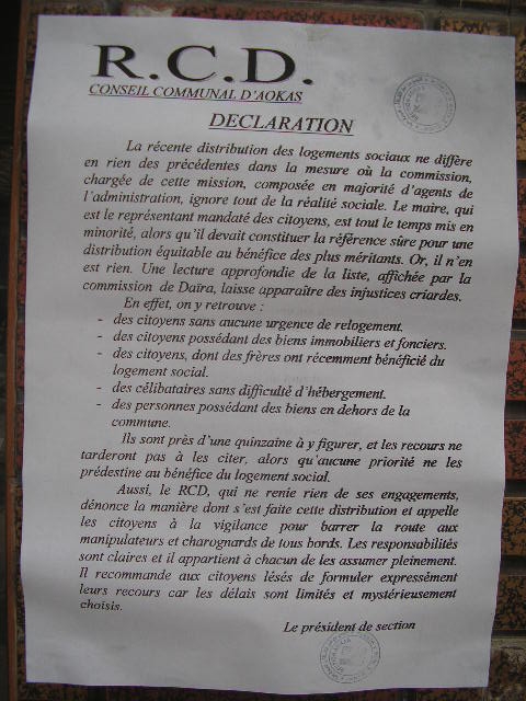 Aokas:  distribution sacnadaleuse de logements sociaux (declaration RCD-Aokas) Rcd-ao10