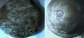 UFO dhe Alien të gdhendura në gure Image10