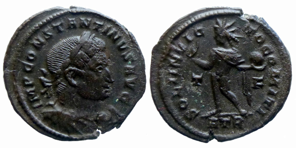 Double nummus / fusion de coins - Constantin I Ci_18110