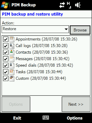 pim backup - Pim Backup Screen22