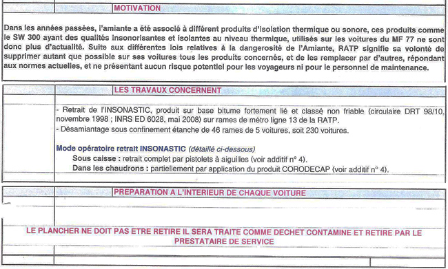 Amiante dans le mtro : la RATP refuse de rnover les lignes 7 et 8 00014310