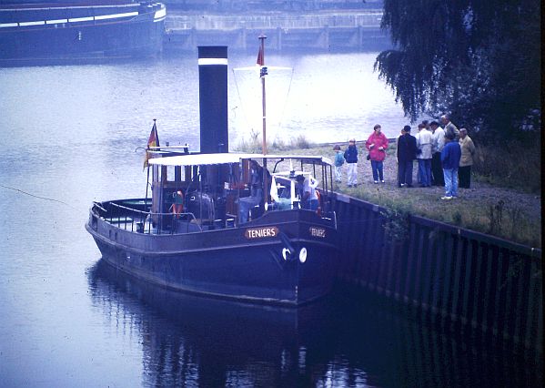 Dampfschlepper Teniers im Westhafen von Wanne 1987 Wanne_10