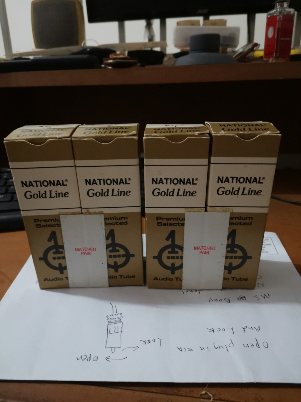 National gold line KT77/EL34 SOLD Img_2034