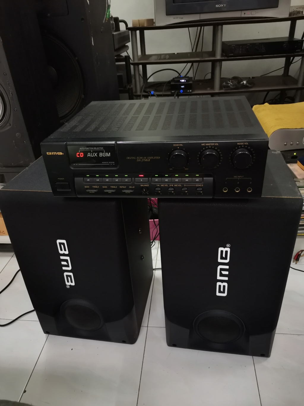 BMB digital echo amplifier DA-J7 mk II & CS232V mk II speaker SOLD Img_2307