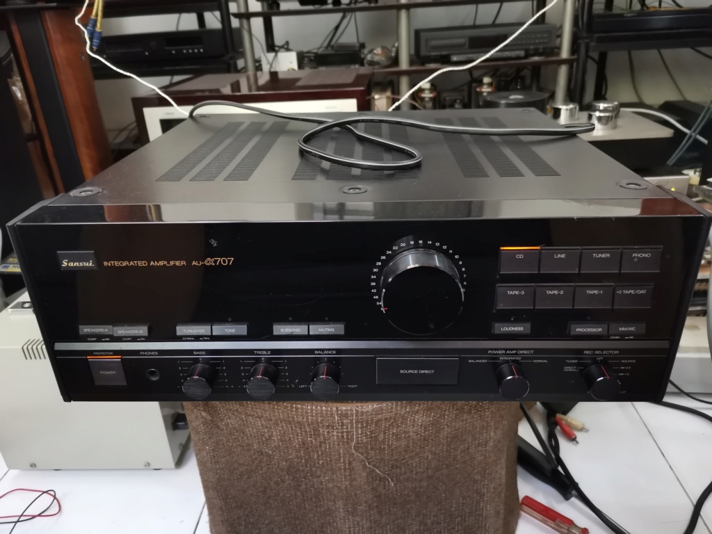 Sansui AU-a707 integrated amplifier, 130 watts per channel