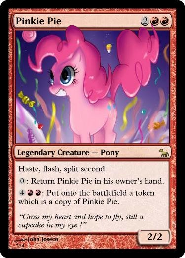 magic (is friendship?) the gathering Pinkie10