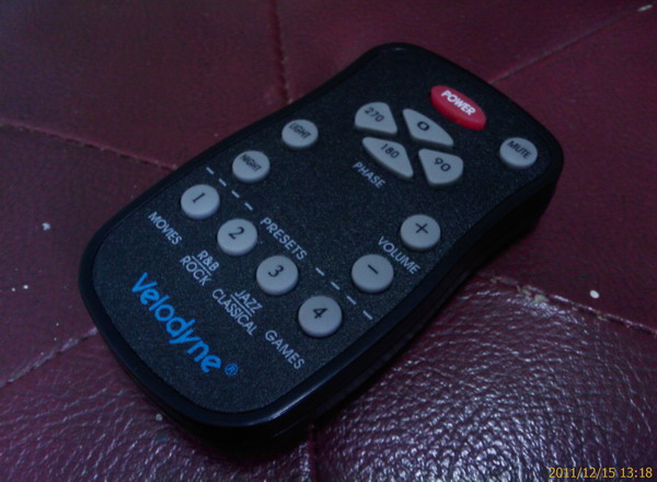 Velodyne Subwoofer Remote Control (Used)SOLD Image_16