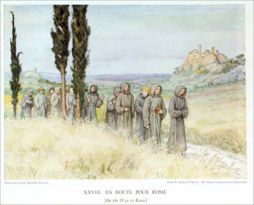 Vie de saint François d'Assise, illustrée par Dom Pedro Subercaseaux Errazuriz : En_rou10