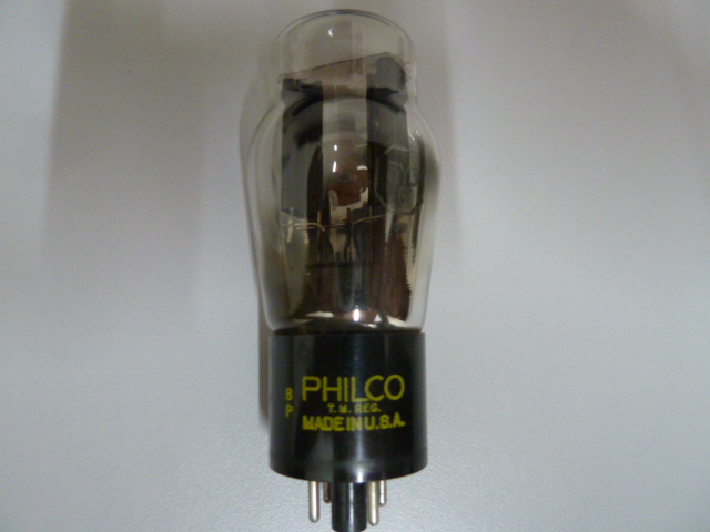 5Y3G rectifier tube - Philco (NOS-vintage) - made in US P1020414