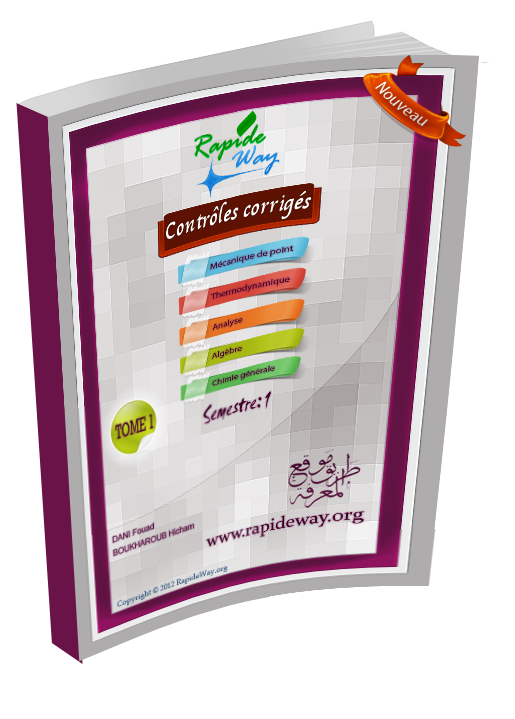 Livre : Contrôles corrigés de 1 année SMPC Semestre 1 Semest10