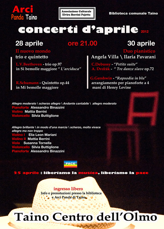 Concerti d'aprile- Centro dell'Olmo Taino Taino-10