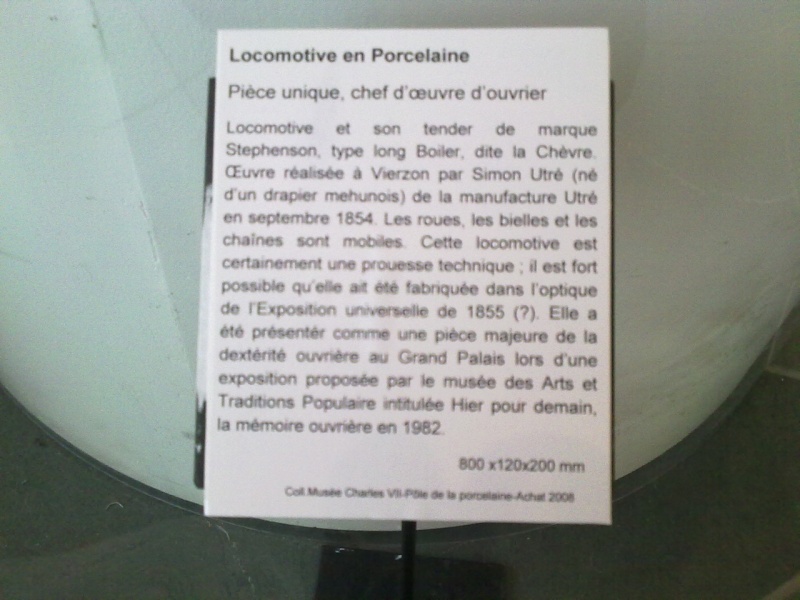 Locomotive en Porcelaine Jc110