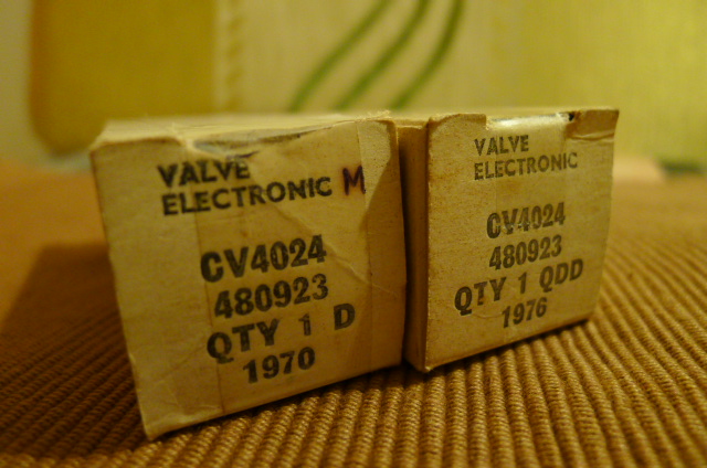 Mullard CV4024 / ECC81 / 12AT7 tubes (NOS) P1050016