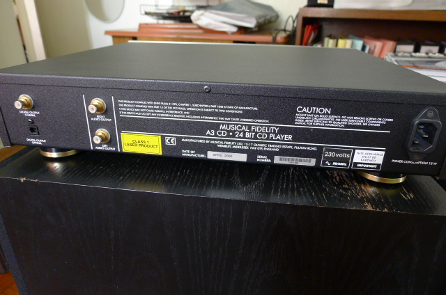 Musical Fidelity A3 cd player (sold) P1050029