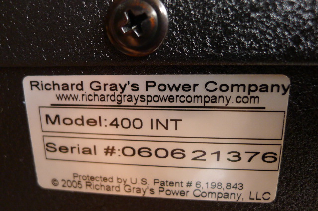 Richard Gray's RGPC 400Pro power conditioner (sold) P1050123