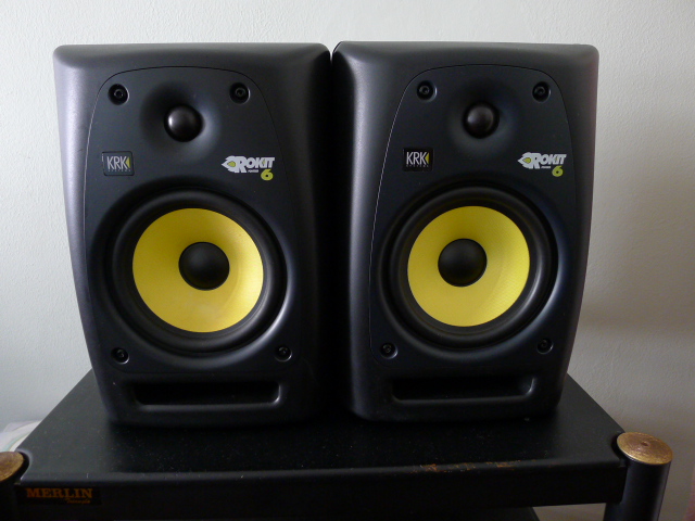 KRK Rokit 6 RPG mk2 powered studio monitors P1060410