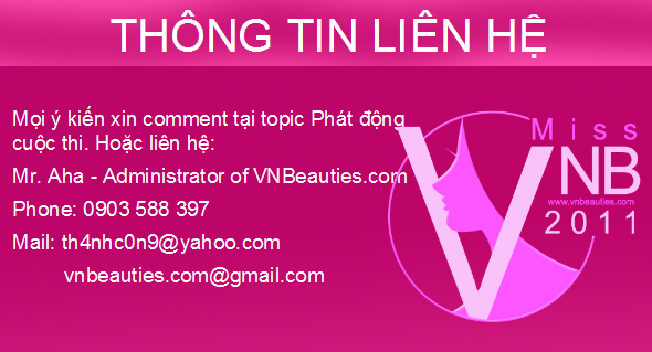 +++ PHÁT ĐỘNG CUỘC THI MISS VNBEAUTIES 2011 Vnb1110