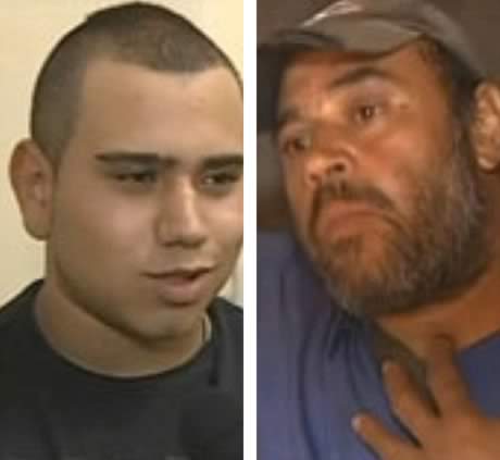 Un hijo conoce a su padre cuando ambos son llevado a prisión Padre-11