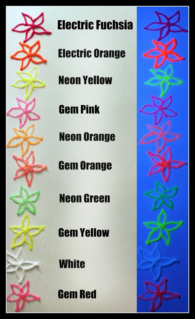 As requested... a neon chart of glitter gels Neon_c10