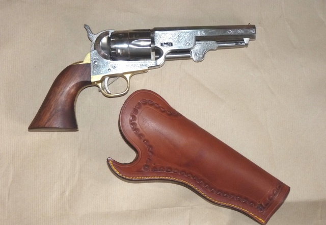 Le 1851 NAVY YANK  US marshal et son holster  by SLYE (VENDU) P1100627