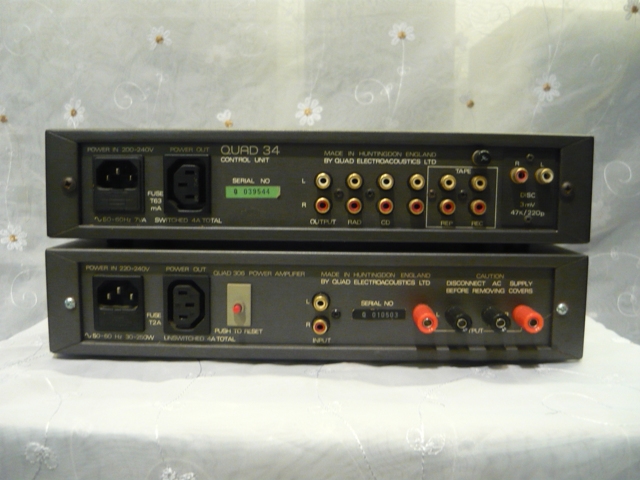 Quad pre and power amp (used)SOLD P1060813