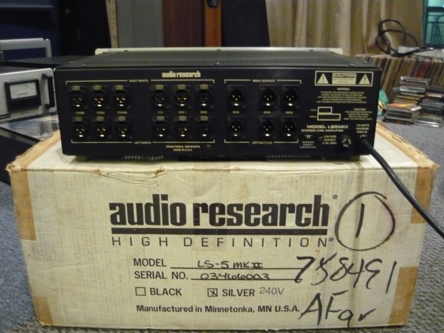 Audio Research LS 5 line stage amp (used) SOLD P1070830