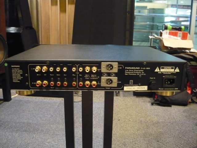 Parasound PLD 1500 pre amp (used) SOLD P1080212