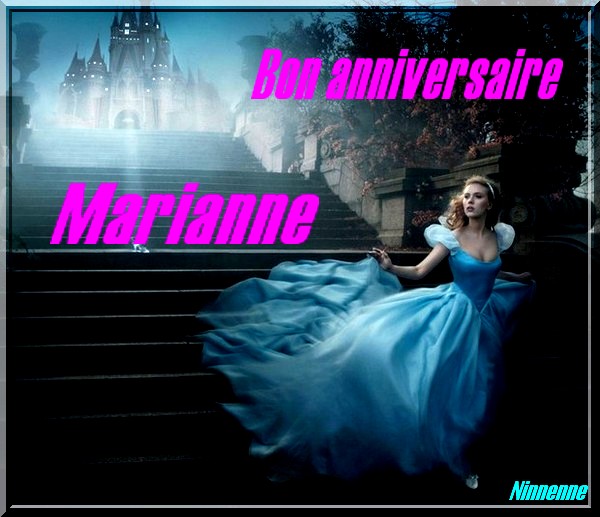 Bon anniversaire Marianne     (Ninnenne) 11473711