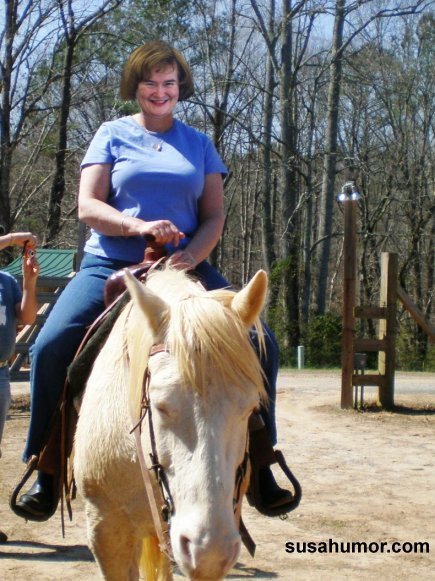 Susan on horseback?! Susanh12