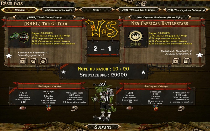 (CiNoD) The G-Team 2 - 1 New Capricaa Battlestars (Sezzla) Bloodb39