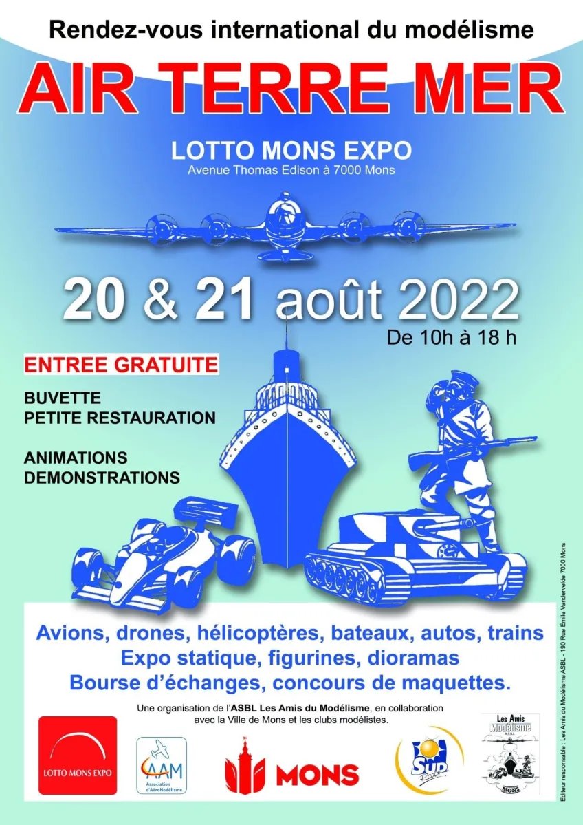 Exposition Air Terre Mer MONS 2022 (Belgique) 30001510