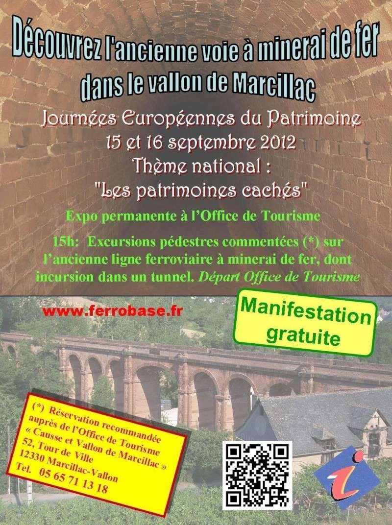 Journées Patrimoine à Marcillac (Aveyron) Affich10