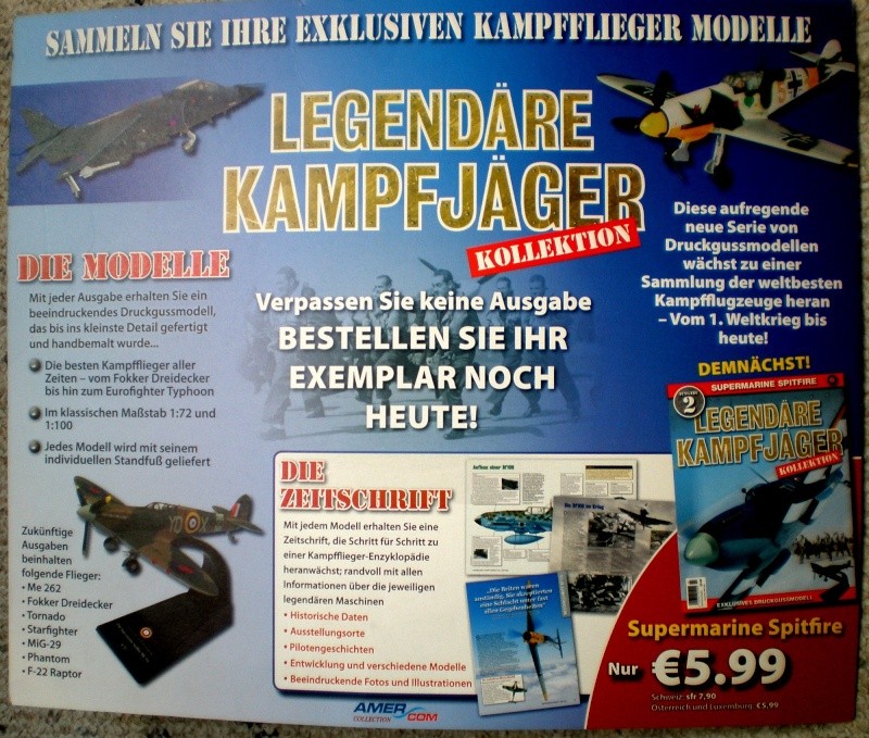 Kollektion "Legendäre Kampfjäger" Fl210