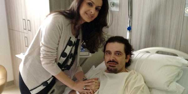 صور سعد الحريري في المستشفى ومع الملك عبدالله بن عبدالعزيز F6db7110