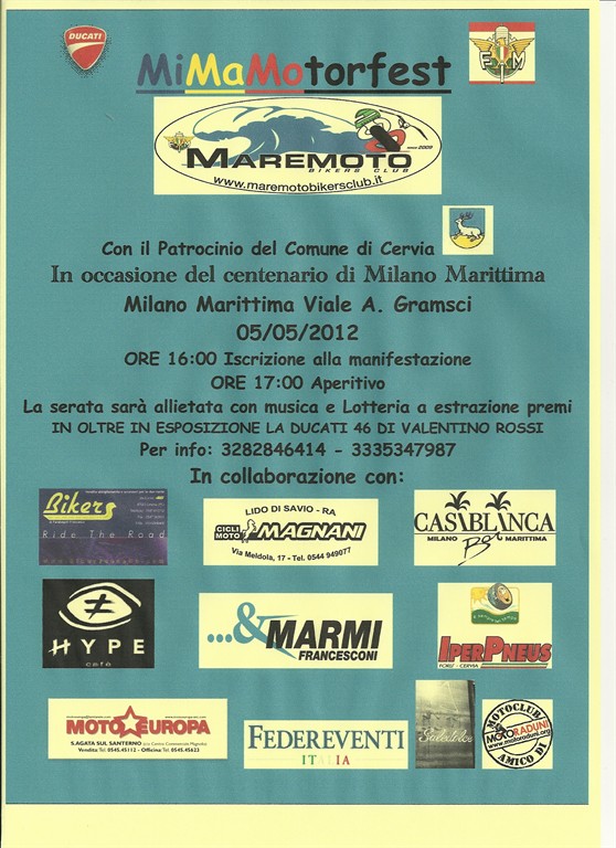 Sabato 5 Maggio - MiMaMotorfest 2012 Motoraduno Milano Marittima 20120410