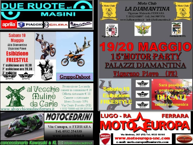 19-20 Maggio  14° MOTORPARTY - Palazzi Diamantina Vigarano Pieve (FE) N110