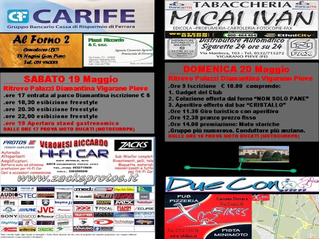 19-20 Maggio  14° MOTORPARTY - Palazzi Diamantina Vigarano Pieve (FE) N210