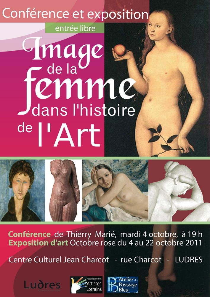 Octobre Rose : Exposition et conférence sur l'image de la femme dans l'art Affich10
