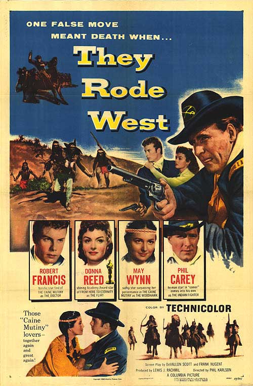 La Ruée Sanglante - They Rode West - 1954 - Phil Karlson Affich14