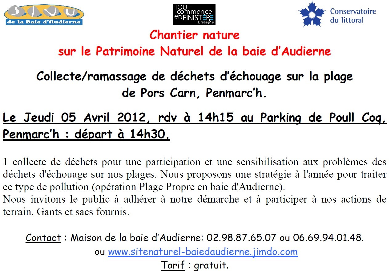 Ramassage de déchets le 5 avril entre Pors Carn et Penmarc'h Penmar10