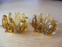 ID help [please amber pressed glass candleholders? Glass_26