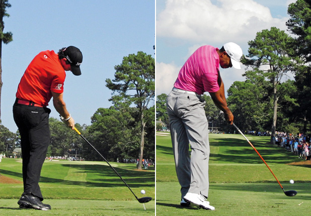 Rory McIlroy vs Tiger Woods Swing Sequence Rorsti15