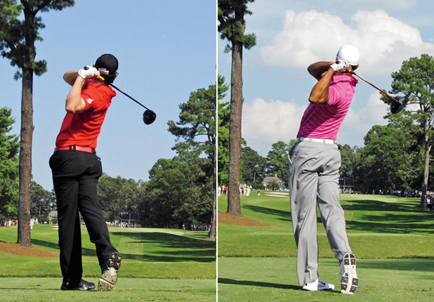 Rory McIlroy vs Tiger Woods Swing Sequence Rorsti17