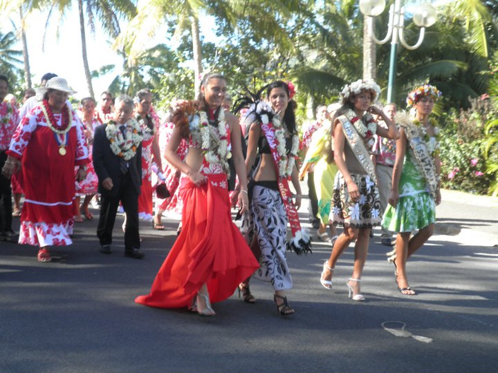 Miss Tahiti 2011 au premier Heiva Raromatai 22440110