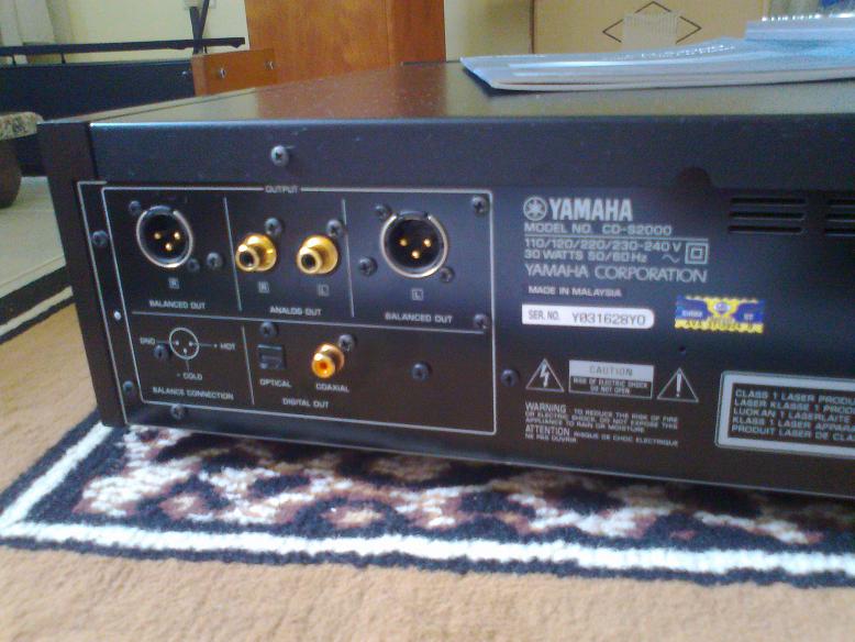 Yamaha CD-S2000 SACD Player (SOLD) Photo016