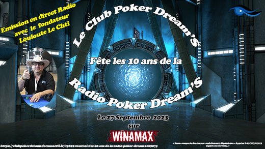 Tournoi des 10 ans de la Radio Poker Dream'S 10_ans10