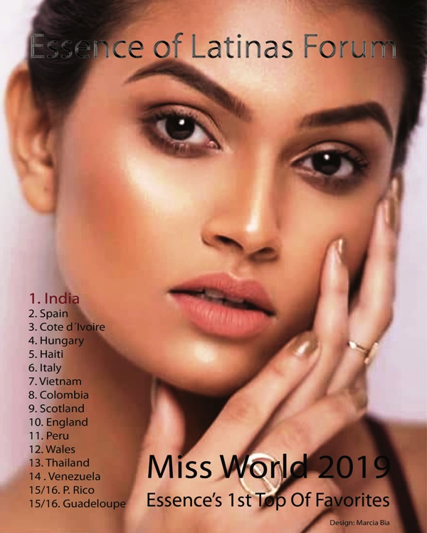 Miss World 2019 - 1st Top of Favorites - RELEASED Essenc11
