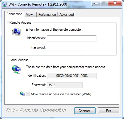 RDCViewer (Remote Desktop Viewer) control. Connec11