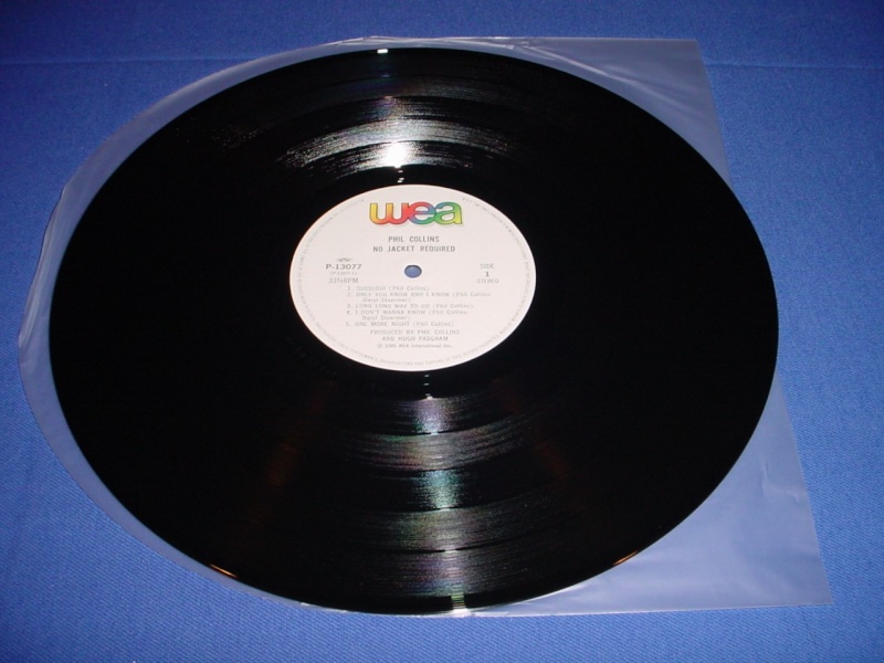 Phil Collins No Jacket Required JAPAN LP Vinyl Obi  Near Mint Condition 46262012